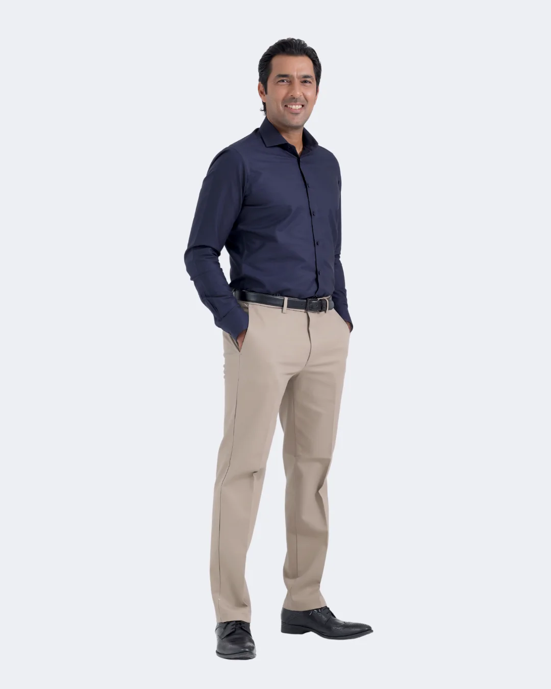 Navy blue formal shirt