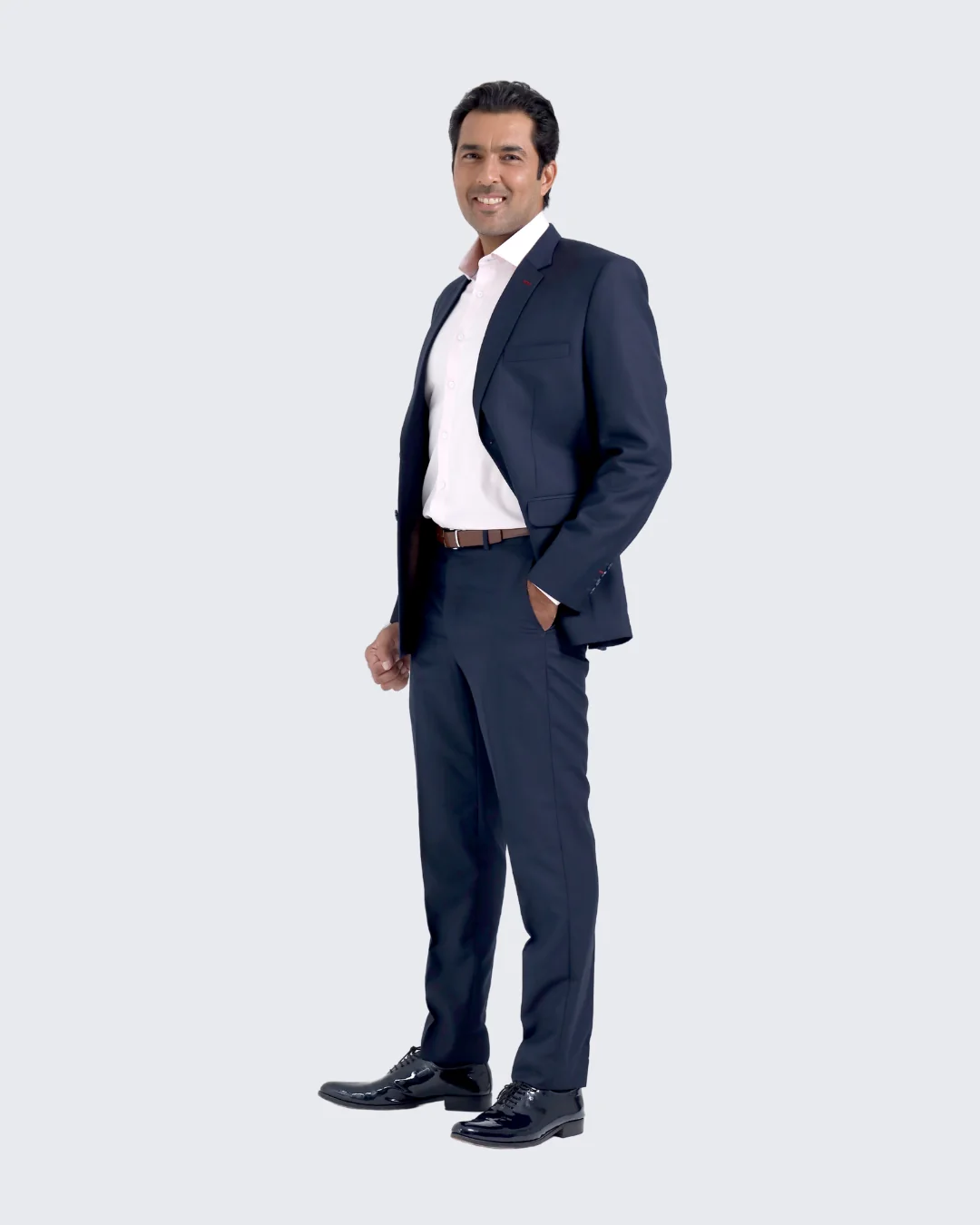 Navy classic two-piece suit