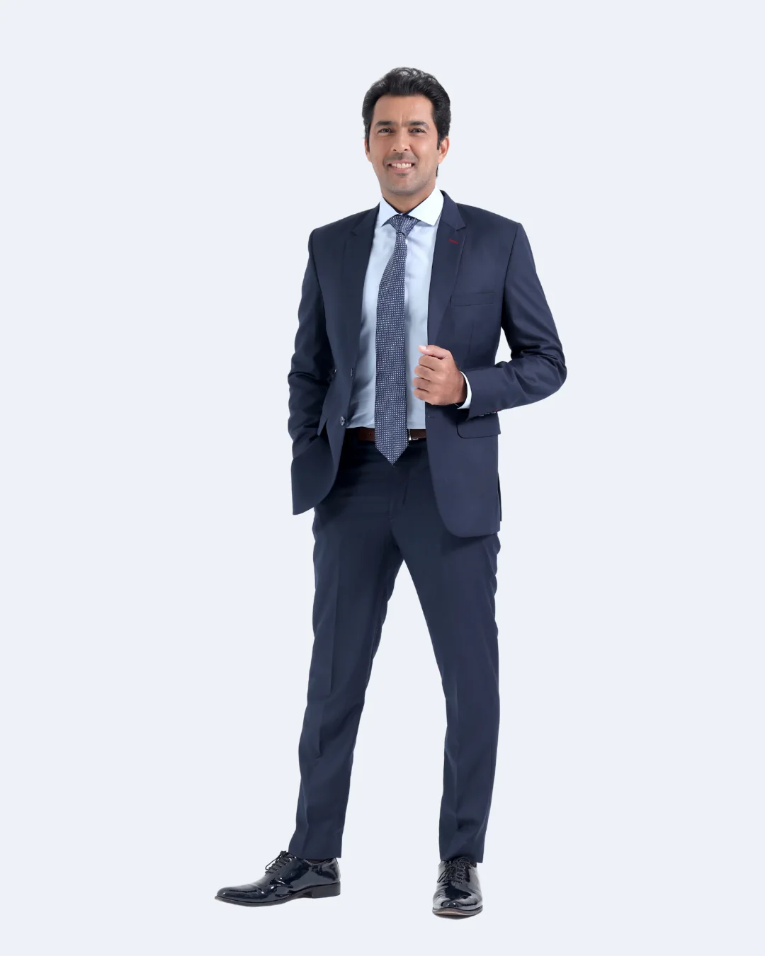 Navy signature suit